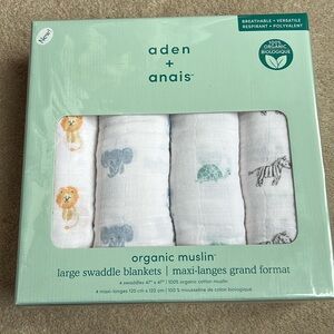 Aden + Anais Organic Muslin Swaddles